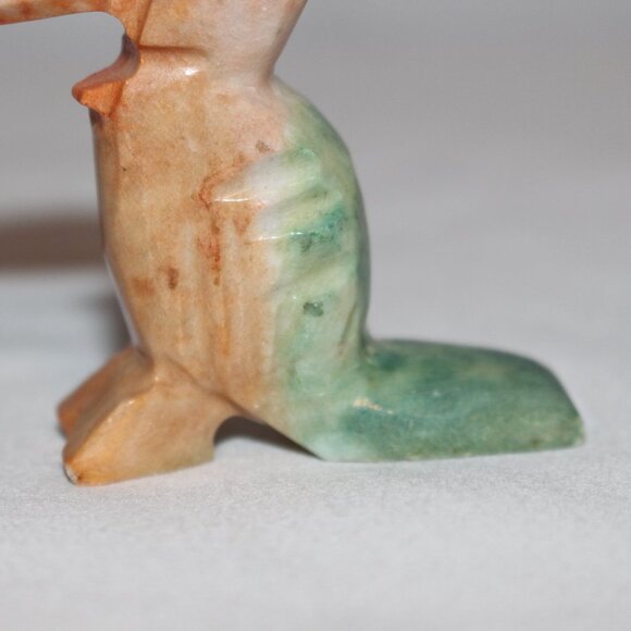 Soapstone Toucan Bird Miniature Carved Figurine Tropical Colors - Picture 8 of 10
